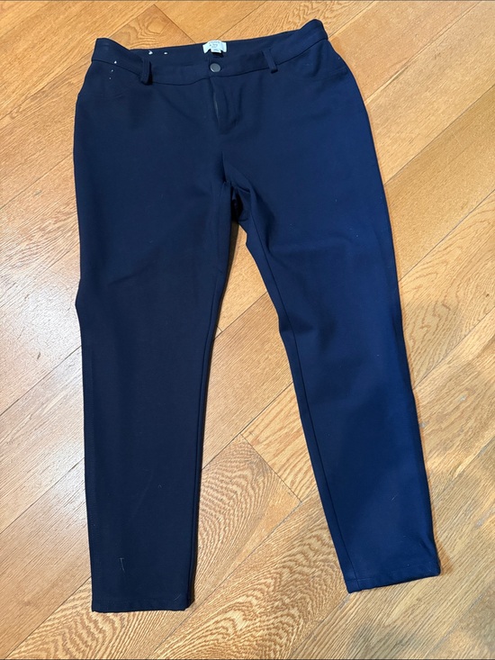 crown & ivy Pants - crown & ivy Navy 10p women’s ' Slim Stretch Pants
